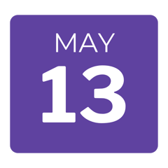 13 May